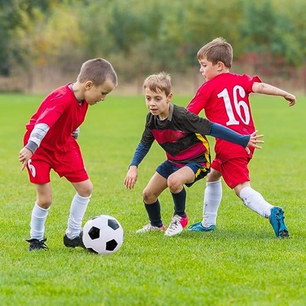 Bomull Lätt Snabbtorkande fotbollsstrumpor för pojkar 6-7 år zdq