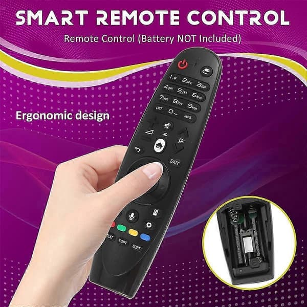 AN-MR600 Erstatningsfjernkontroll med stemmefunksjon og flygende musfunksjon for Magic Smart TV_tfrf