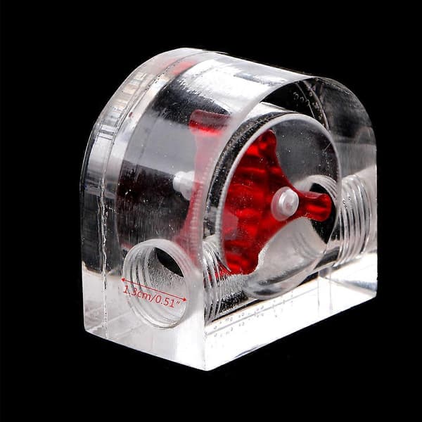 Digital 8 Impeller G1/4 Gjenge Flow Meter Indikator for PC Vannkjølingssystem_tfrf