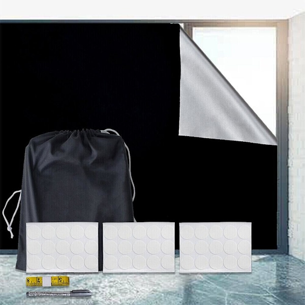 1/2/3 meter Gardiner mørklægningsgardin 150X200CM 150x200cm