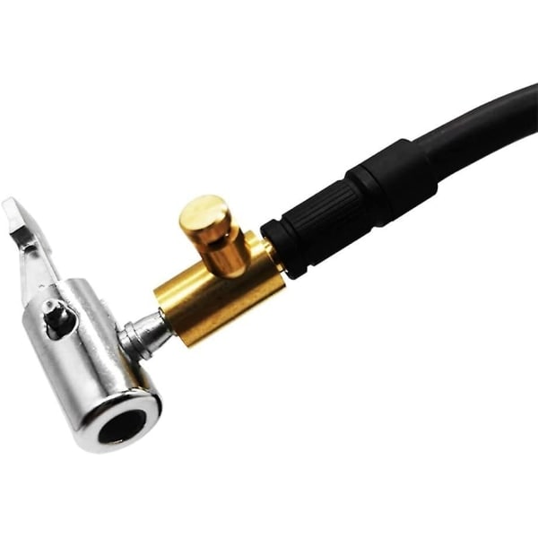 Bildekkventil-adapter, bærbar, gjenget munnstykke-adapter for luftkompressor, tilbehør som ikke lekker luft