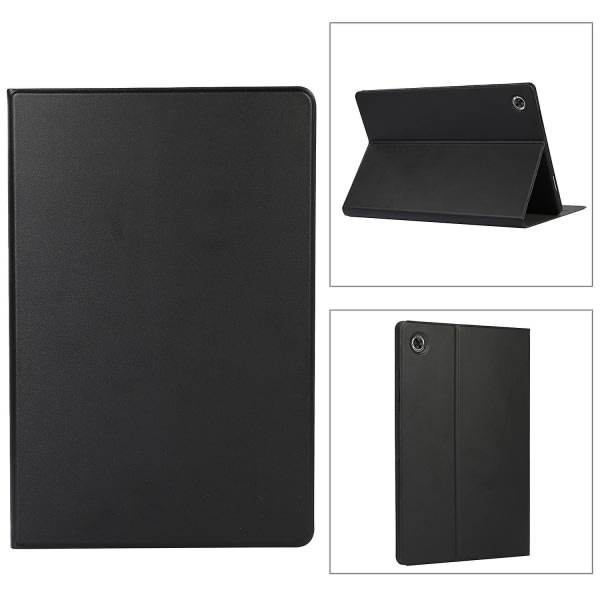 Putoamista estävä Folio Flip Pu Läder Tablet Case Cover kanssa Samsung Galaxy Tab A8 10.5 (2021) - Svart Black ei mitään