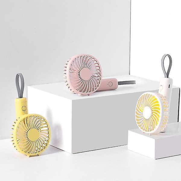 Ny Håndholdt Liten Vifte Mini USB Lading Liten Vifte Gave Skrivebord Sovesal Liten Vifte B