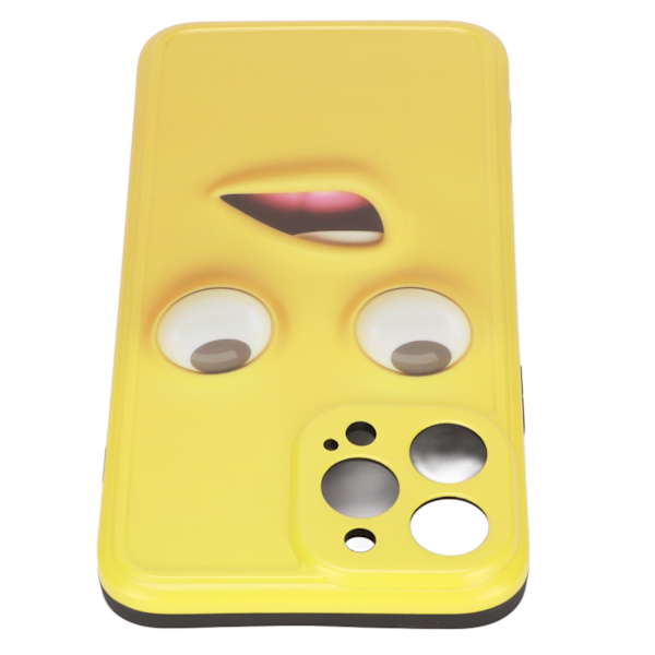 Holdbart 3D-tegneseriemønster mobilskall for iPhone støtsikkert mobilskall for iPhone 13 Pro Max_tfrf