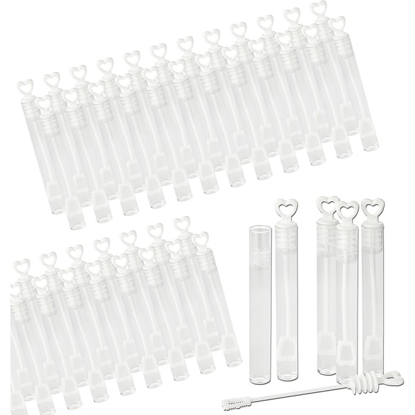 CDQ 48 premium såpebobler med fylling for bryllup og bursdag,