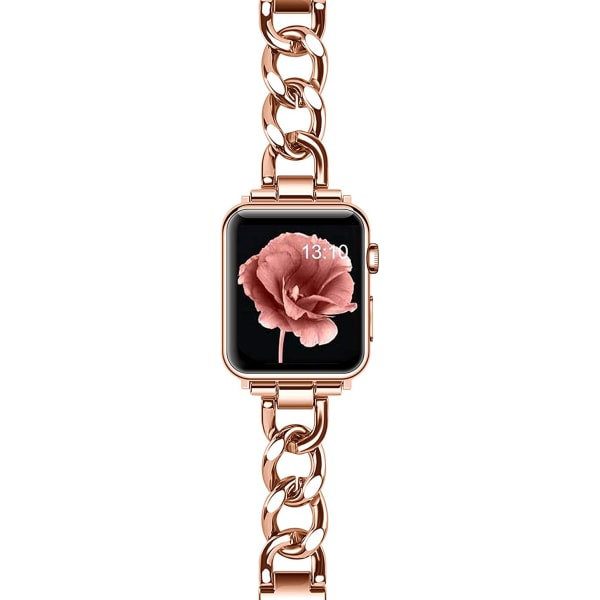 Rustfrit stålarmbånd passer til Apple Watch rem iWatch rose gold 42mm/44mm