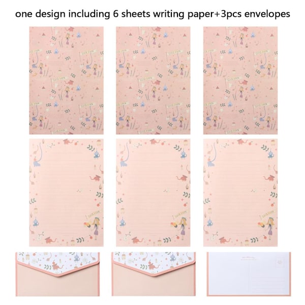 Brevpapper & kuvert 48st + 24st