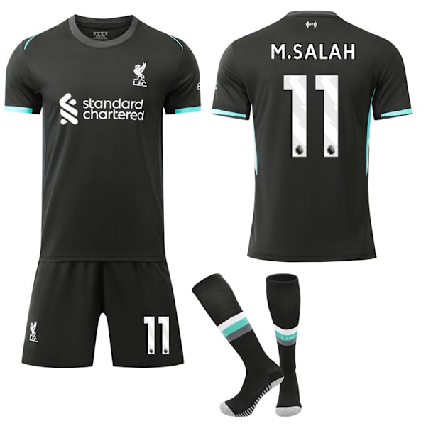 Liverpoolin 2024-2025 vieraspaita lapsille ja aikuisille, sarja nro 11 M.SALAH 22