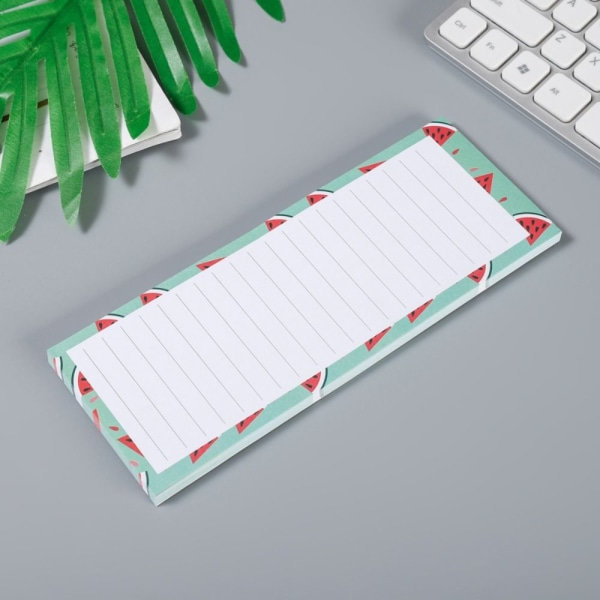 Magneettinen ostoslista Pad Magneettinen muistio VESIMELONI Vesimeloni Orange Watermelon