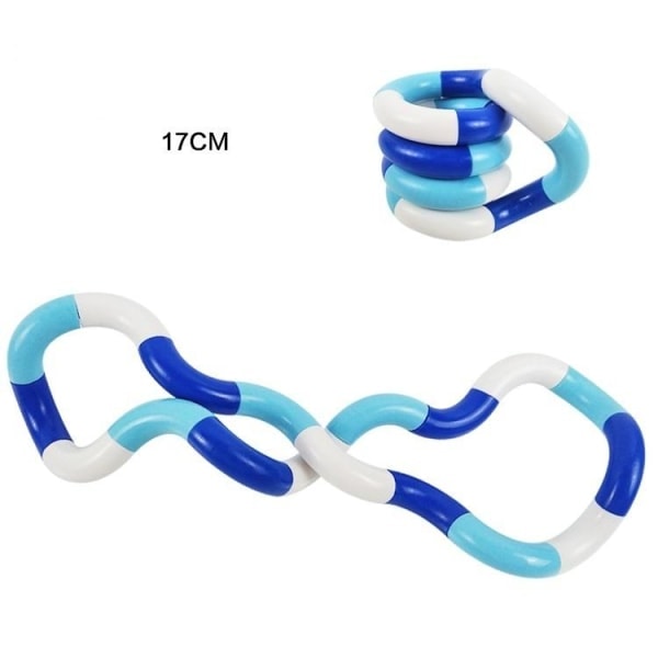 fidget-lelut tangel twist 2-pakkaus sininen blå
