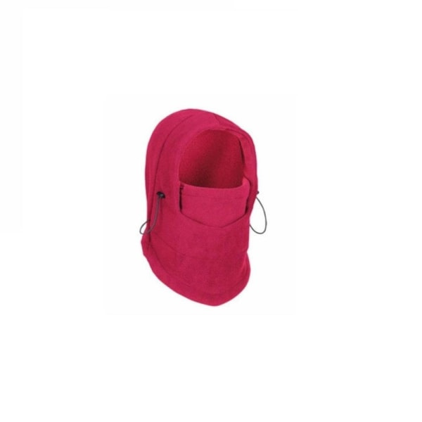 Huva luva Balaklava PUNAINEN Kasvomask fleece hattu hiihtomaski