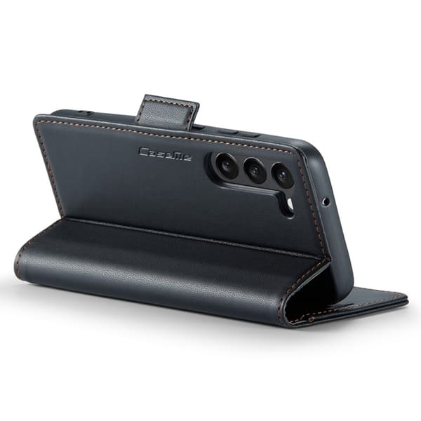 CASEME Galaxy S24 Etui RFID Slim Læder Sort 78