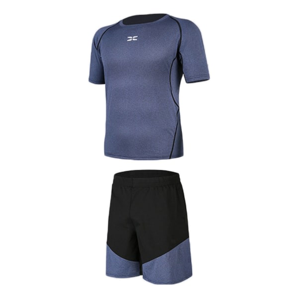 Aktiva atletiska shorts för män set för träningsbasket zdq