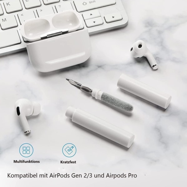 Rengöringsborste set Airpods 1/2/3/ Pro hörlursrengöring