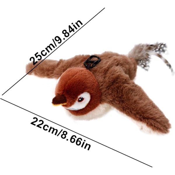 Electronic Interactive Flying Bird - Perfect Toy for Cats