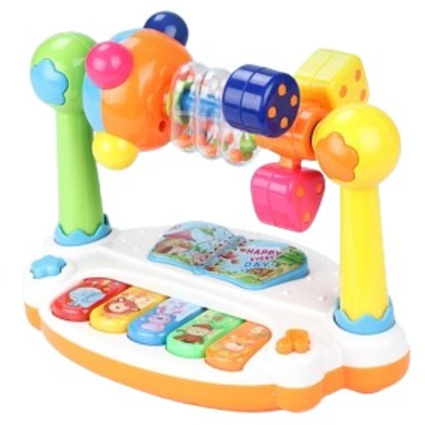 Børn Baby Roterende Musik Piano med Lys Lyd Pædagogisk legetøj