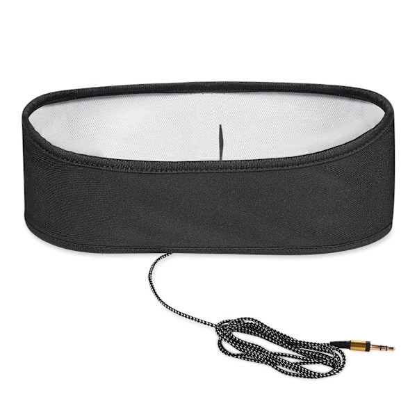 Hoveband med hovedtelefoner Lycra sort