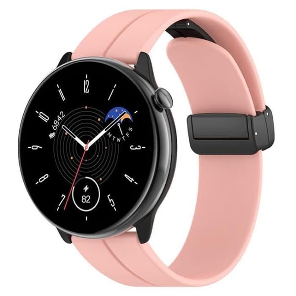 20MM ur, med magnetisk foldelås til Amazfit GTR Mini (rosa)