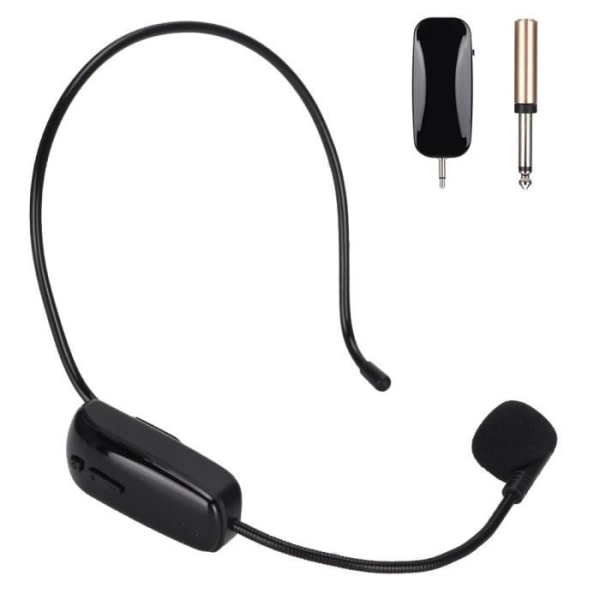 Mikrofon, højstyrke slidstærk Stabil UHF Trådløs Mikrofon Headset Trådløs Mikrofon Mic til