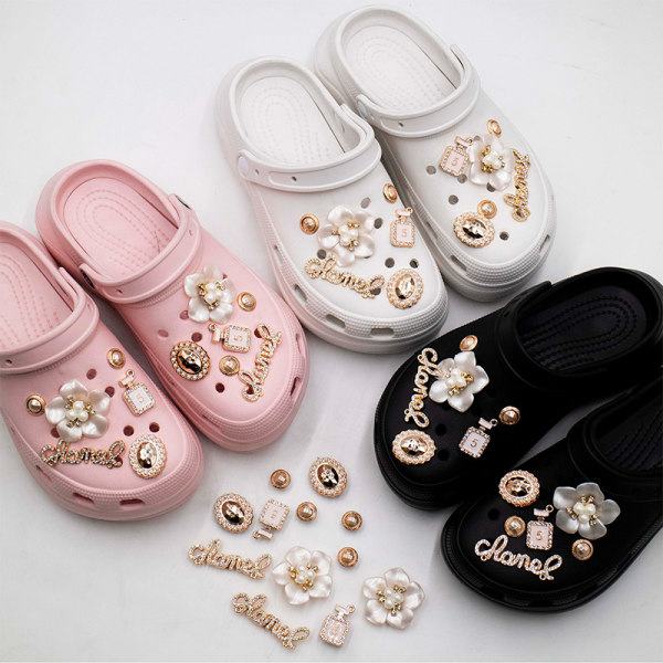 Trendiga Skor Berlocker Tillbehör Bling Rhinestone Flicka Present För A1