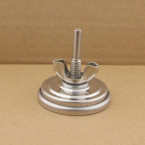 Ugnstermometer i rustfritt stål BBQ Bimetallisk Dual Gage 700 Silver one size