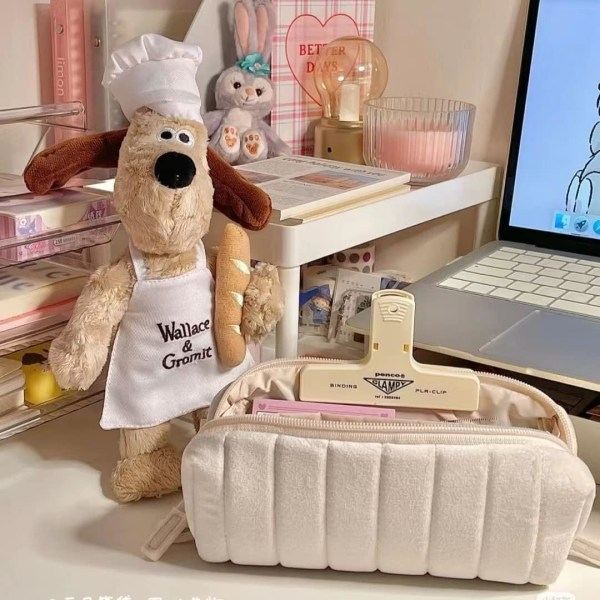 Heyone Kawaii Etui Æstetisk Etui Kawaii Stationær Kawaii Skoleartikler Sky Pennepose til Piger (Blå)