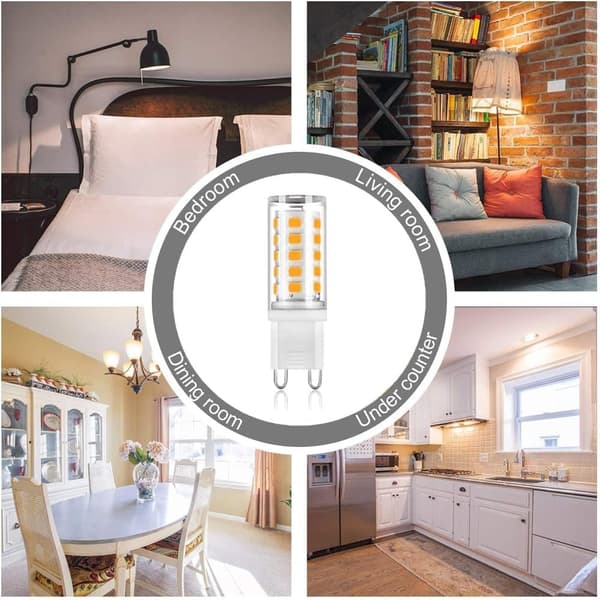 G9 LED-lampor 3W, 3000K Varmvit, Ersätter 28W-40W Halogen_TF_TF 5-pack