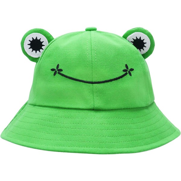 CDQ Frog Hat Bucket Sun Hat for Women Frog Bucket Hat Summer