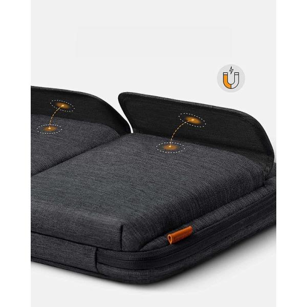 Laptopveske 15,6 tommer - Svart, grå, rosa