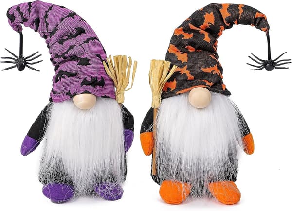 Tomtedockor, 2-pack Tomte Plyschdekorationer Dvärgdockor Hemdekorationer-tfrf