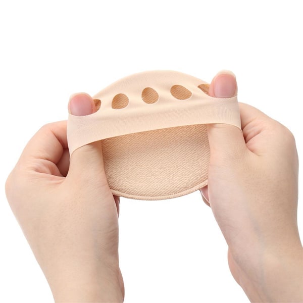 2-pack Honungsvax Fotkuddar - Skoinlägg - Mjuka Tåstrumpor beige