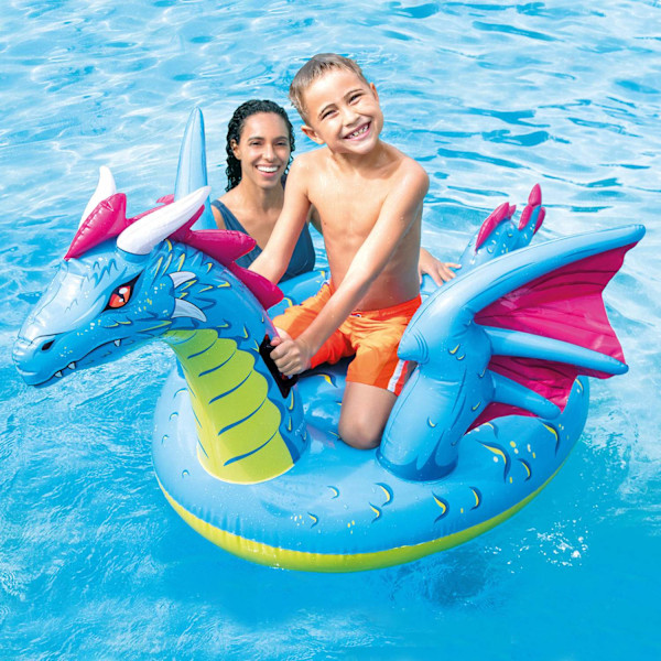 Intex, Uppblåsbar Badleksak - Drake Multicolor multifärg
