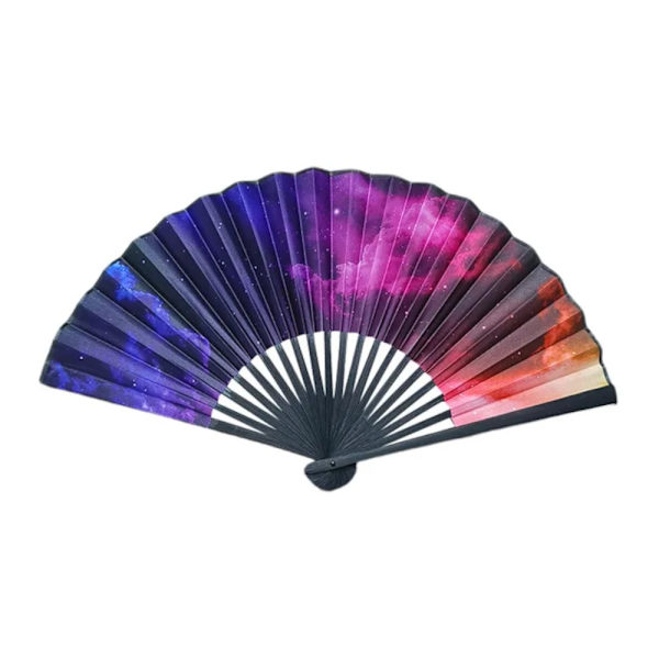 Vifte - Medium 23cm - M04 - Kosmisk mønster Multicolor multifärg