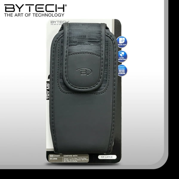 Bytech XXL vertikalt universal för smartphone - kompatibel med iPhone 11 Pro Max, iPhone 12 Pro Max , iPhone XS Max, Samsung Galaxy