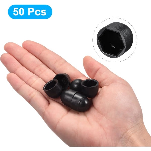 Plast Dome Bolt Mutter Skyddslock Cap M8/13mm Hexagonal Scr