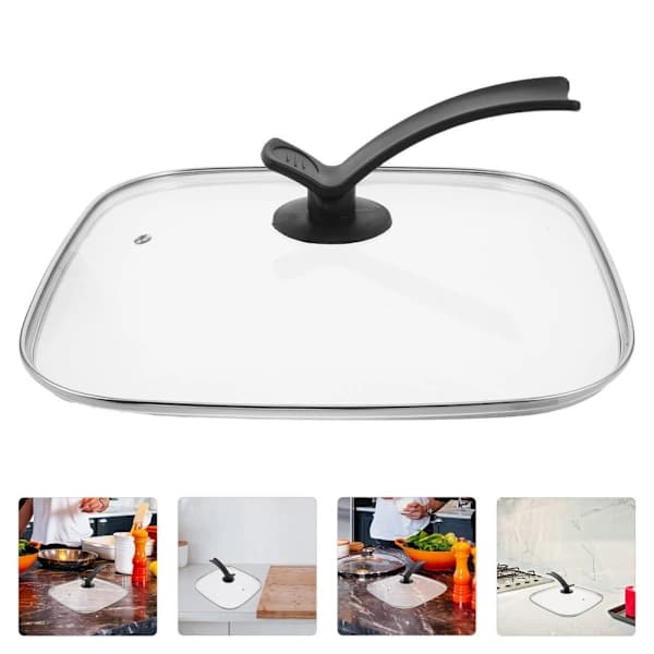 Multifunctional Electric Heating Pot Lid Replacement Cooking Pot 1x 1x