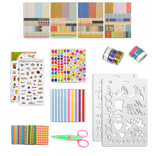 Vår äventyrsbok Scrapbook Pixar Up Handgjord DIY Familj Scrapbook Album med albumförvaringslåda DIY-tillbehörssats