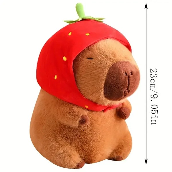 23 cm Capybara Plysch Simulering Capibara Anime Fluffig Leksak Söt Docka Gosedjur Mjuk Docka Plysch Jul Thanksgiving Gåva