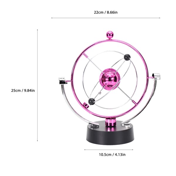 Perpetuel Bevægelse Swing Ball Elektronisk Rum System Swing Energi Orbit Skrivebordsdekoration