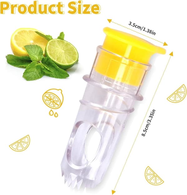 Citrus Juicer - 2 Pieces - Manual - Juice Press - Orange Juicer - Lemon Squeezer - Kitchen Utensils - Multifunctional - Practical