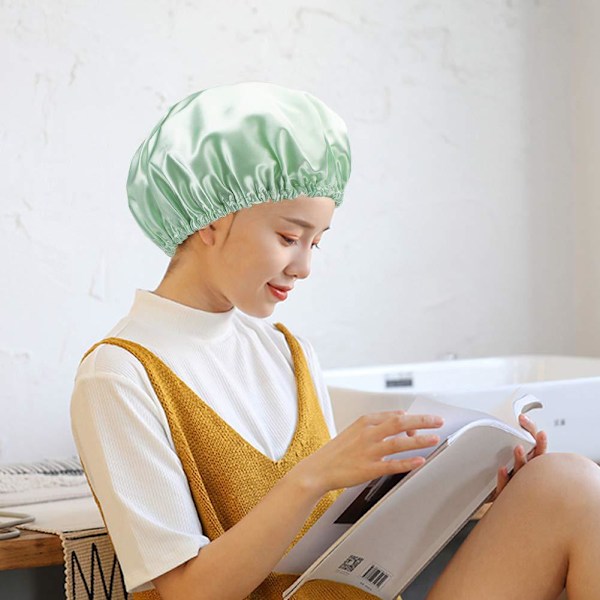 Dobbel-lags enkel badehette green