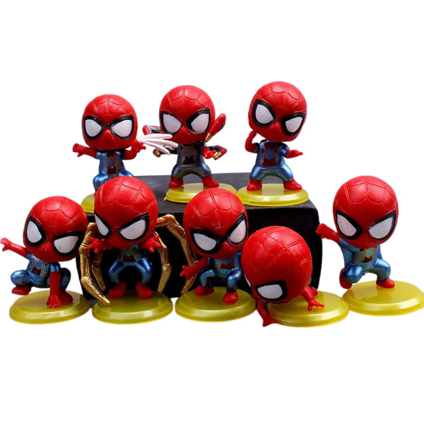 CDQ Avengers Alliance handgjorda Spider-Man set Red 8 pcs