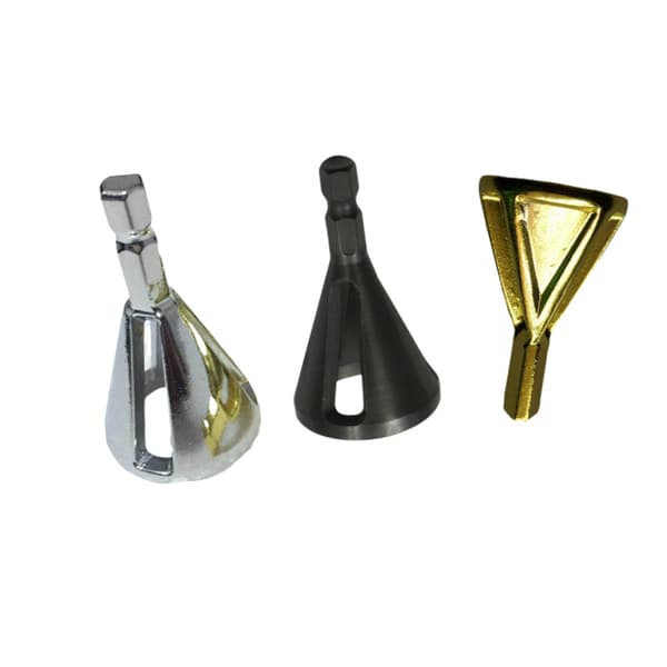 Ergonomic Deburring Tool for Cost-Effective Solution, Heavy-Duty Construction for Metal Rods Bolts Pipes 8mm-19mm Diameter (2-Pack)