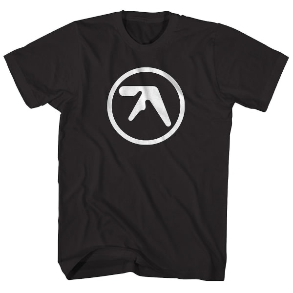 Aphex Twin Shirt Officiell logotyp Aphex Twin Shirt Musta XL