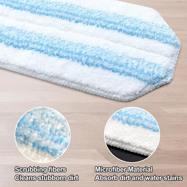 4-pak, udskiftningsmoppepuder egnet til O-Cedar H2prO moppesystem, udskiftningsmoppehoved til O...