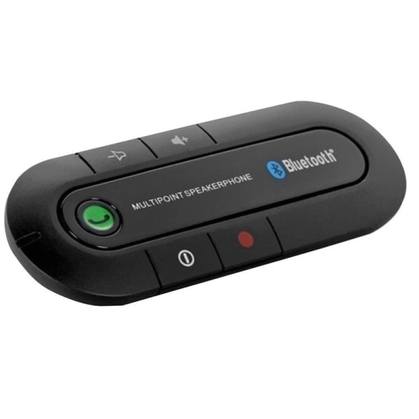 Bil Handsfree Bluetooth Solskydd Handsfree Bilsats Baksida Kompatibel med Iphone, Samsung för GPS, musik, samtal
