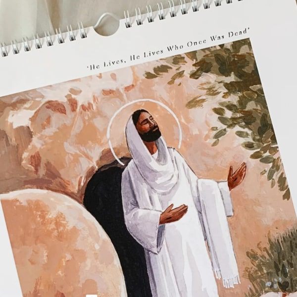 \"Detta är Kristus\" 2024 religiös konstkalender