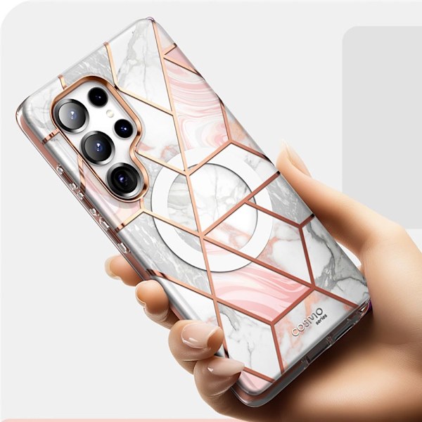 Supcase Galaxy S25 Ultra Skal MagSafe Cosmo Marmor 80