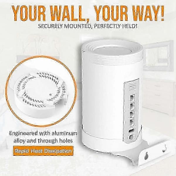 Seinäteline Mesh WiFi 7 -reitittimille lisävarusteilla_tfrf