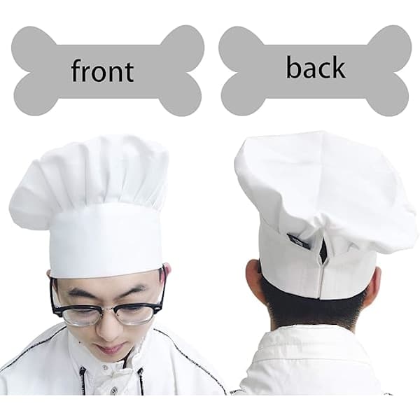 Kokkelue Unisex Kokkehatt i Polybomull Gastronomihatter_tfrf